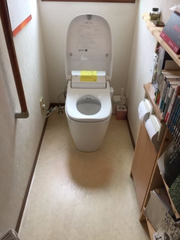 トイレ交換工事　千葉県白井市　XCH1401WS