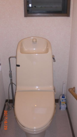 トイレ交換工事　滋賀県草津市　BC-ZA10S-DT-ZA180E-BW1 - Before