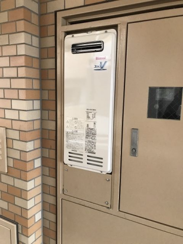 ガス給湯器交換工事　東京都八王子市　RUX-VS1616W-E-set-13A