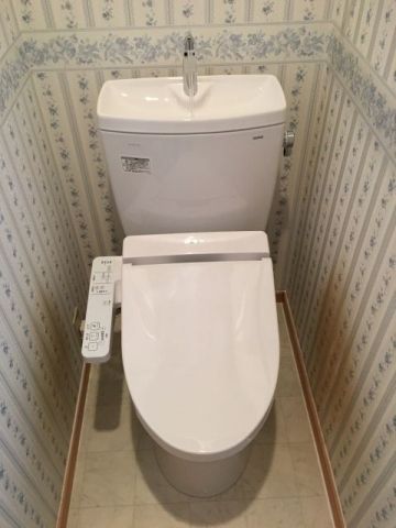 トイレ交換工事　和歌山県有田市　CS230B-SH231BA-W