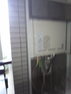 給湯器交換・側方排気アダプタ取付工事　東京都三鷹市　RUF-A2003SAW-Aset13A