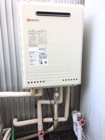 蛇口 ガス給湯器 洗面化粧台 トイレ交換工事　千葉県八千代市　GC-905Q-XP
