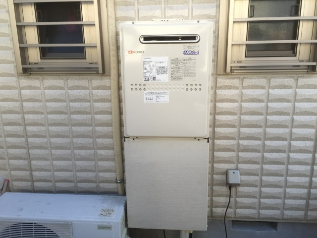 給湯器交換工事/循環液除去・試運転・調整/配管カバー脱着　奈良県奈良市　GTH-C2449AWD-BL-set - After