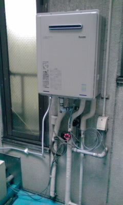 給湯器交換・ガス配管交換　大阪府大阪市淀川区　RUF-E2405SAW-13A-set