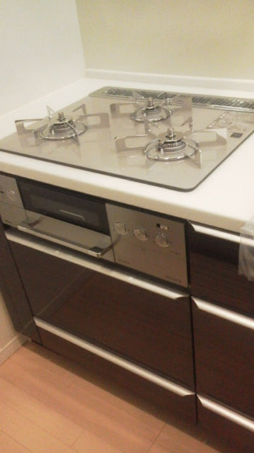 ガスコンロ交換工事　新潟県新潟市中央区　RHS31W15G22R3-STW