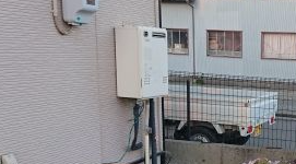 ガス給湯器交換工事　静岡県焼津市　GT-C246SAWX-BL-set-13A - Before