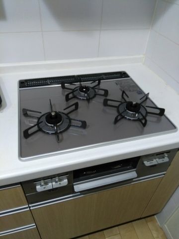 ビルトインガスコンロ交換工事　埼玉県和光市　RS31W20A30DG-VW-13A