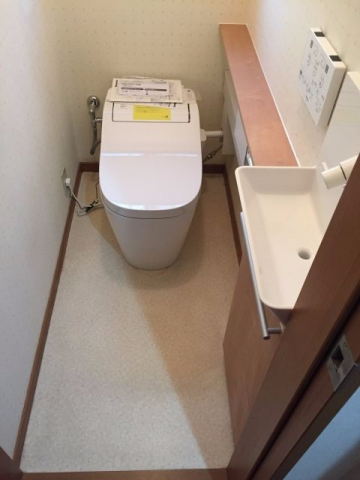 トイレ交換工事　千葉県松戸市　XGH7S-EN-R-W-M