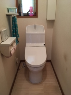 トイレ交換工事　愛知県豊橋市　CES967-NW1