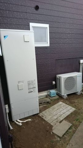 エコキュート交換工事　愛知県江南市　EQ37TSV-set