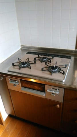 ビルトインガスコンロ交換工事　静岡県静岡市清水区　RS31W20K14D-VW-13A