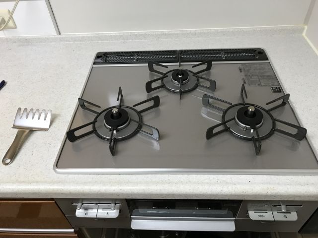 ビルトインガスコンロ交換工事　東京都日野市　RS31W20A30DG-VW-13A - After