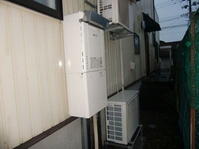 ガス給湯器交換工事　新潟県新潟市東区　GT-C246AWX-BL-set-13A