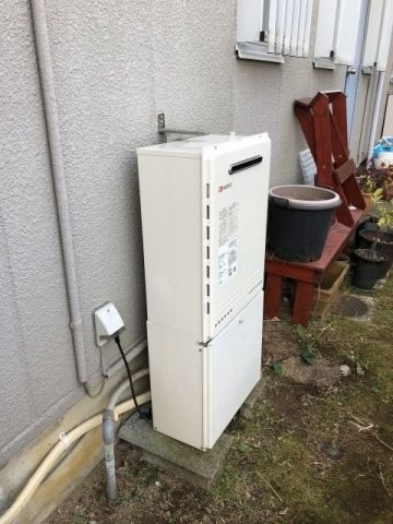 ガス給湯器交換工事　大阪府南河内郡千早赤阪村　GT-2460SAWX-BL-set-LPG
