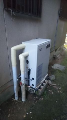 石油給湯器交換工事　奈良県宇陀市　UKB-NX460R-MD