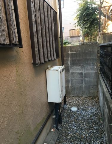 ガス給湯器交換工事　千葉県流山市　RUF-E2405SAW-A-set-13A - Before