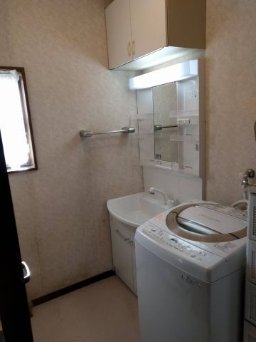 洗面化粧台交換工事　東京都三鷹市　GQM75KSCW+GQM75K1SMK