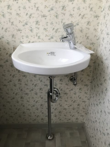 洗面化粧台交換工事　東京都八王子市　L30D-Sset #NW1