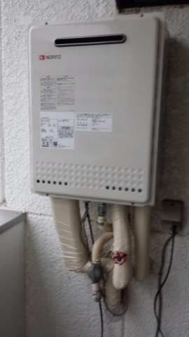 給湯器交換工事(ガス配管交換共)　茨城県取手市　GT-2450SAWX-2-set13A