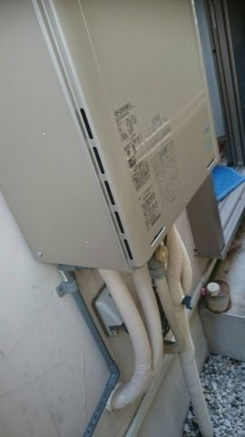 ガス給湯器交換工事　東京都世田谷区　RUF-E2405SAW-A-set-13A