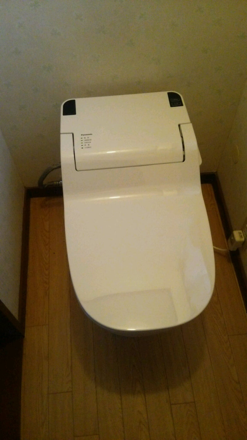 トイレ交換工事/給水管移設/床CF張替え共　宮城県仙台市泉区　XCH1101WS-sale - After