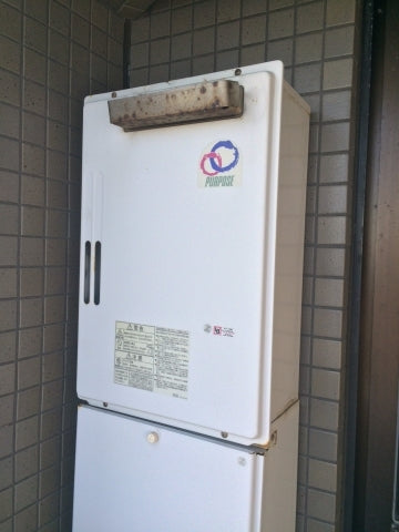 給湯器・排気カバー・配管カバー・ガス配管交換工事　神奈川県横須賀市　GQ-2039WS-set - Before