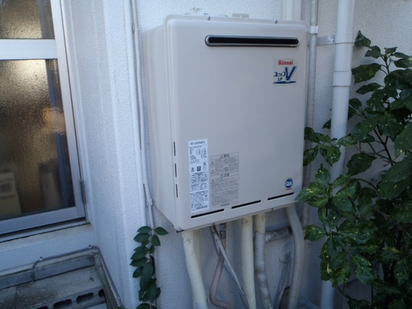給湯器交換工事（ガス可とう管交換え共）　東京都町田市　RUF-A2400SAW-Aset13A