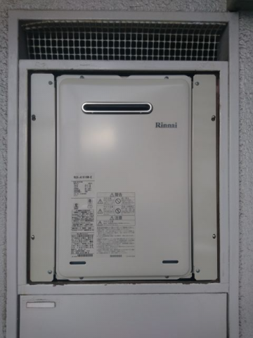 ガス給湯器交換工事　東京都江東区　RUX-A1616W-E-set-13A