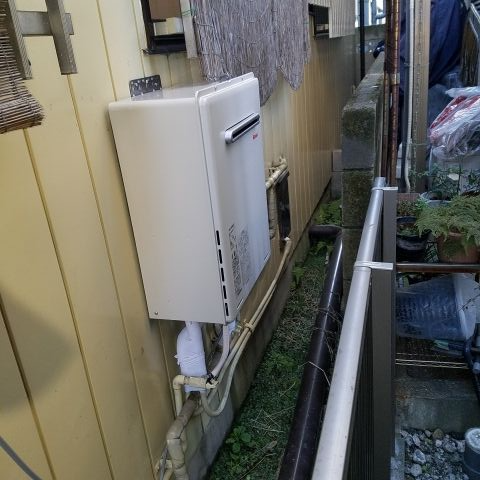 ガス給湯器交換工事　東京都江戸川区　RUF-A2005SAW-A-LPG - After