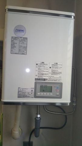 小型電気温水器交換　神奈川県横浜市鶴見区　EWR12BNN207BO