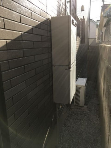 ビルトインガスコンロ　ガス給湯器交換工事　東京都府中市　GT-C246SAWX-BL-set-13A - Before