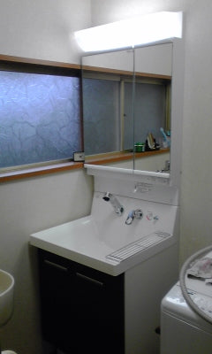 洗面化粧台交換工事/止水栓交換　和歌山県海草郡紀美野町　00003