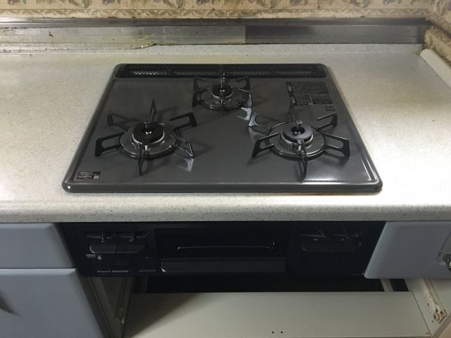 ビルトインガスコンロ交換工事　埼玉県桶川市　RB32AM4H2S-BW-13A - After