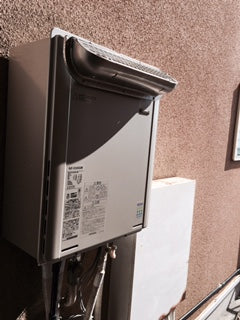 給湯器交換工事/排気カバー取付　神奈川県横浜市港南区　RUF-E2405SAW-13A-set