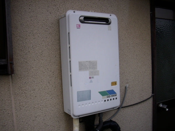 給湯器交換工事（ガス配管交換共）　滋賀県大津市　GQ-1639WS-set