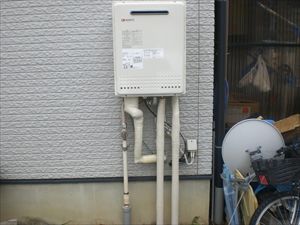 給湯器交換（電熱ヒーター・ガス配管）ビルトインコンロ交換（ガス配管交換）　長野県長野市　GT-2450SAWX-2BL-set