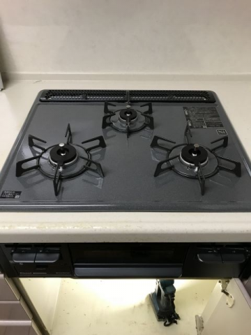 ビルトインガスコンロ交換工事　神奈川県大和市　RB32AM4H2S-BW-13A