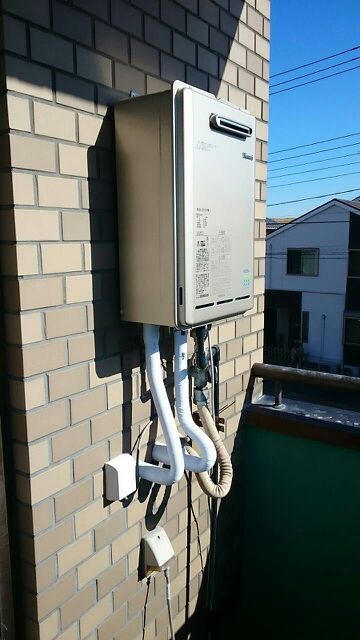 給湯器交換工事（ガス配管交換共）　東京都江戸川区　RUX-E1610W-set-13A - After