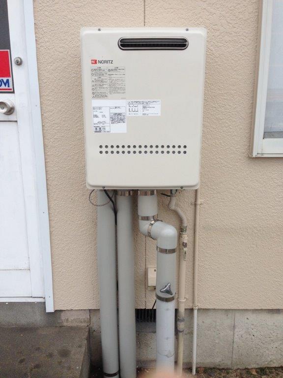 業務用給湯器・ガス配管交換工事　新潟県新潟市江南区　00001