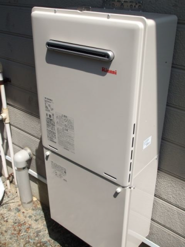 ガス給湯器交換工事　福島県いわき市　RUF-A2005SAW-A-set-LPG