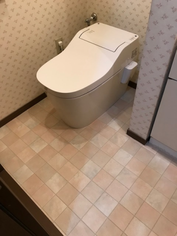 トイレ トイレ交換工事　大阪府大阪市住吉区　XCH3013RWST