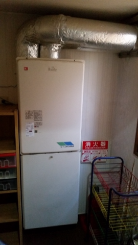 給湯器交換（排気筒脱着・位置調整）・浴室水栓交換　神奈川県横浜市神奈川区　GT-2451AWX-FF-BL-set - Before