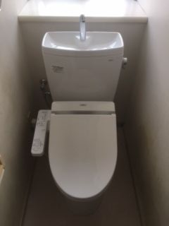 トイレ交換工事　福岡県福岡市東区　CS230BM-SH231BA-NW1