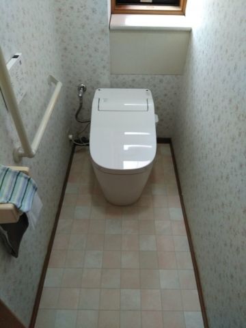トイレ交換工事　東京都東村山市　XCH1401WS