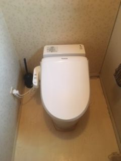 トイレ交換工事　福岡県宗像市　XCH3018WS