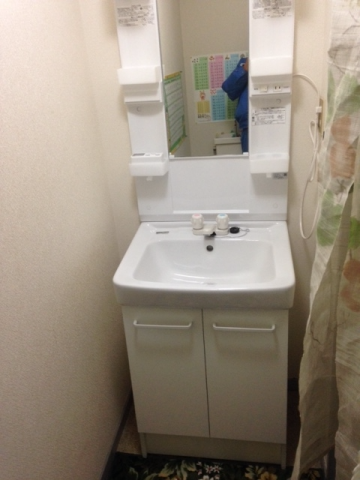 洗面化粧台・止水栓交換工事　東京都多摩市　PTVN600-MPTX1601YF - After
