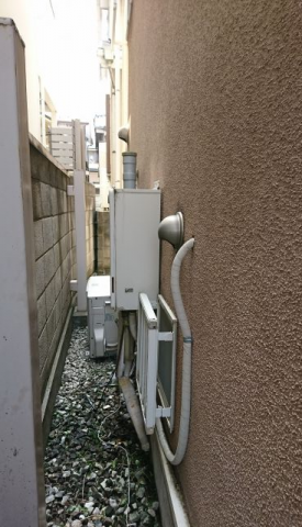 ガス給湯器交換工事　東京都目黒区　GT-2460SAWX-BL-set-13A - Before