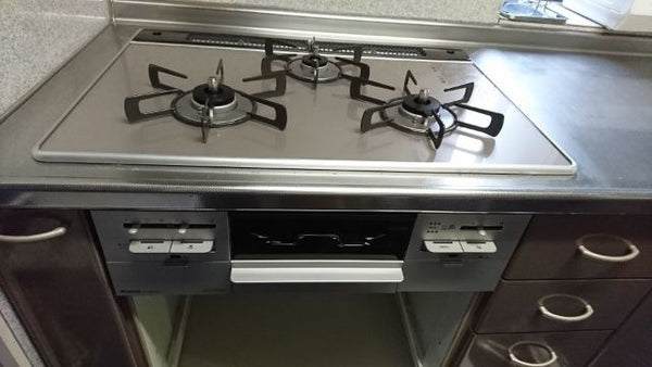 ビルトインガスコンロ交換工事　滋賀県大津市　RS71W20A30DG-VW-13A