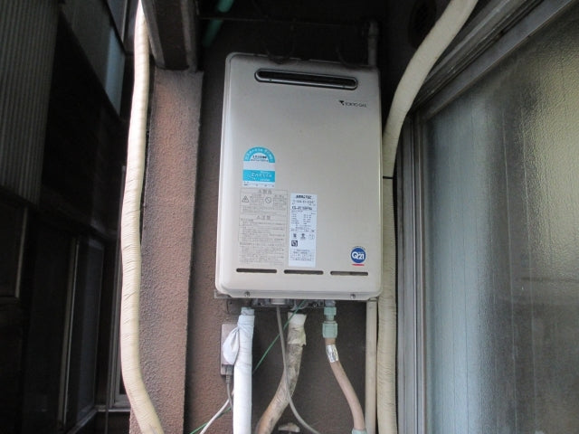給湯器・ガス配管交換工事　東京都台東区　GQ-1639WS - Before