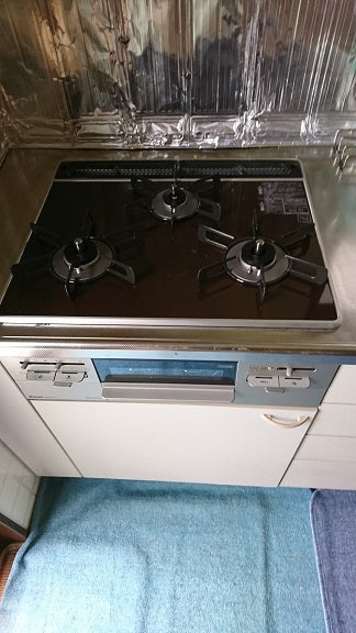 ビルトイン食洗機 ビルトインガスコンロ交換工事　広島県山県郡北広島町　RSWA-C402C-B - After